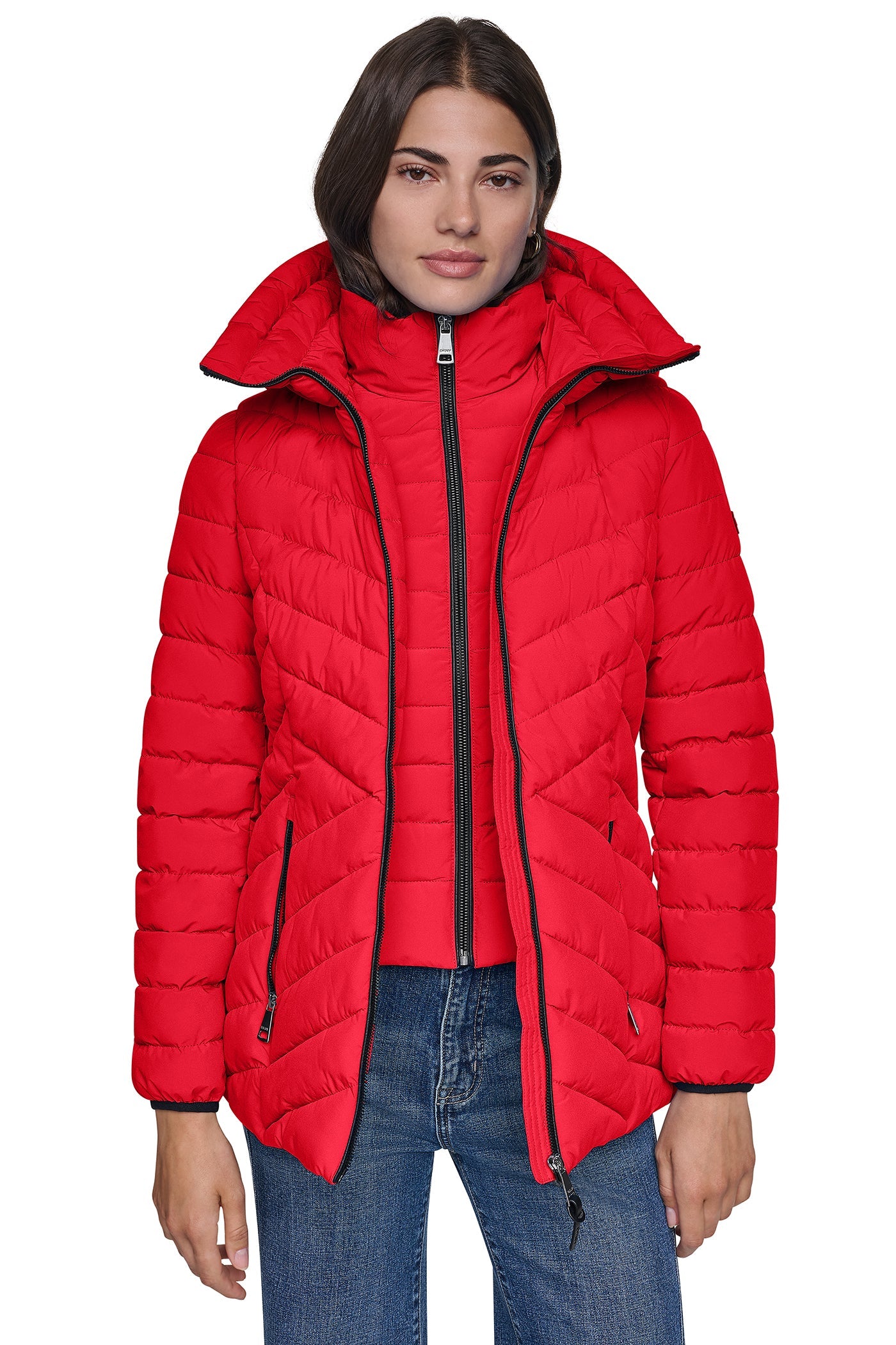 LIGHT WEIGHT PUFFER WITH BIB