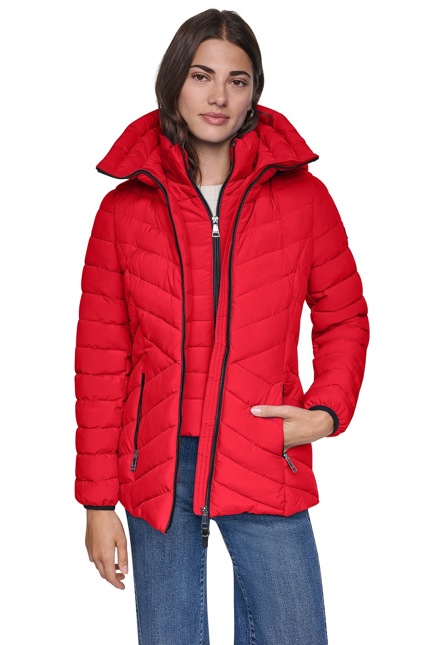 LIGHT WEIGHT PUFFER WITH BIB