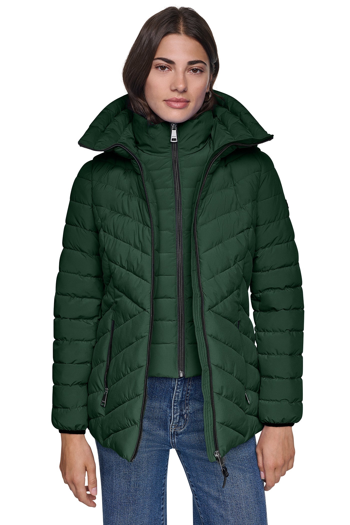 LIGHT WEIGHT PUFFER WITH BIB