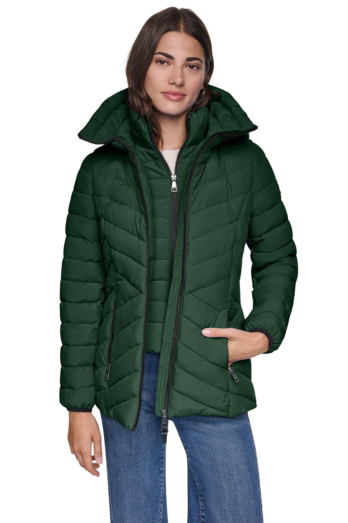 LIGHT WEIGHT PUFFER WITH BIB