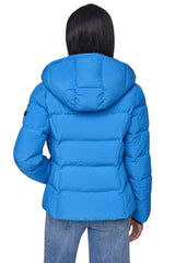 STRETCH HOODED PUFFER JACKET