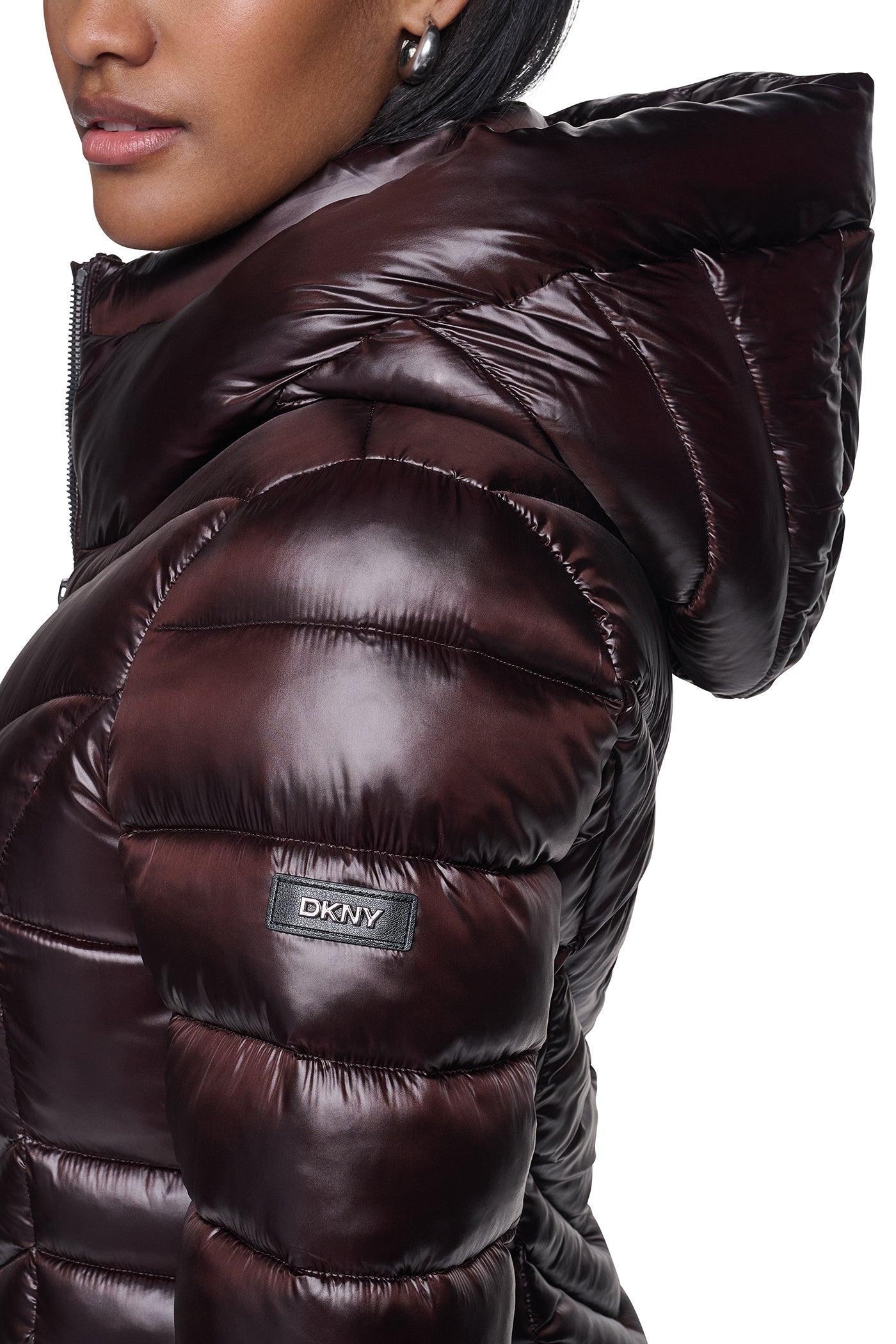 PEARLIZED CHEVRON PUFFER