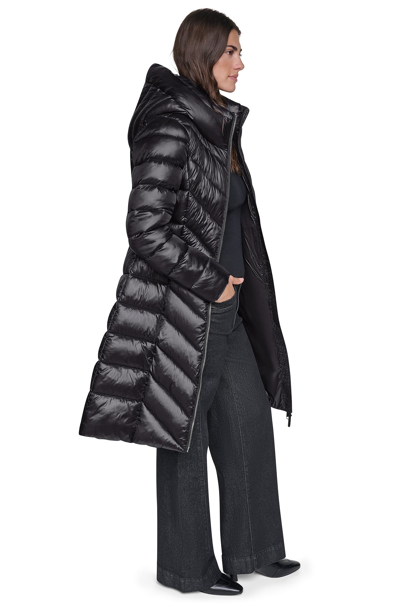 PEARLIZED CHEVRON PUFFER