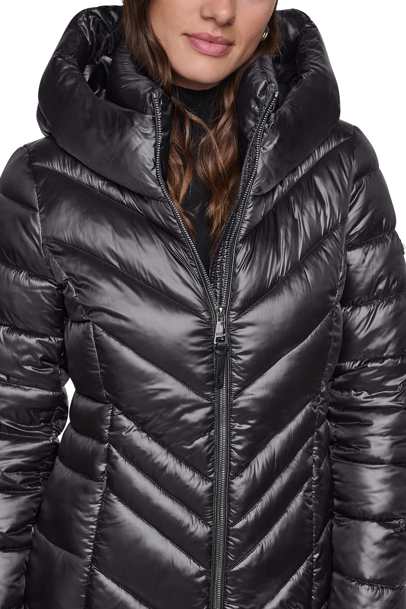 PEARLIZED CHEVRON PUFFER