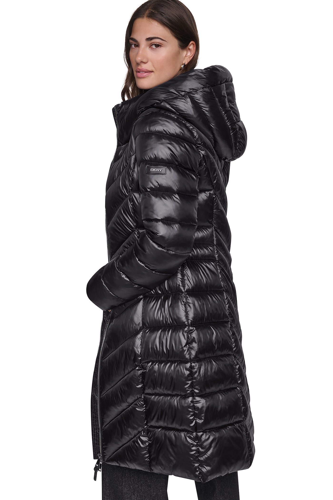 PEARLIZED CHEVRON PUFFER