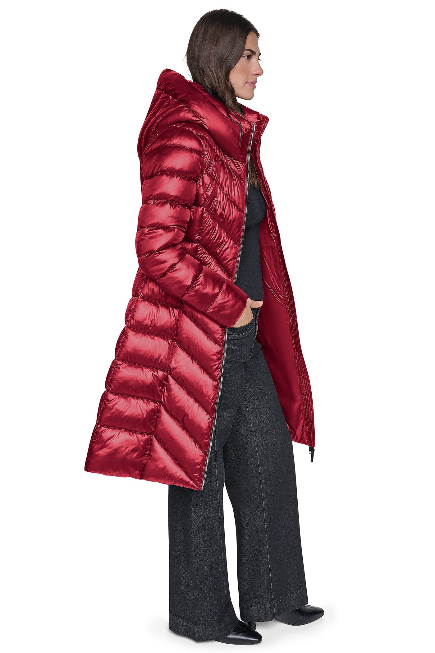 PEARLIZED CHEVRON PUFFER