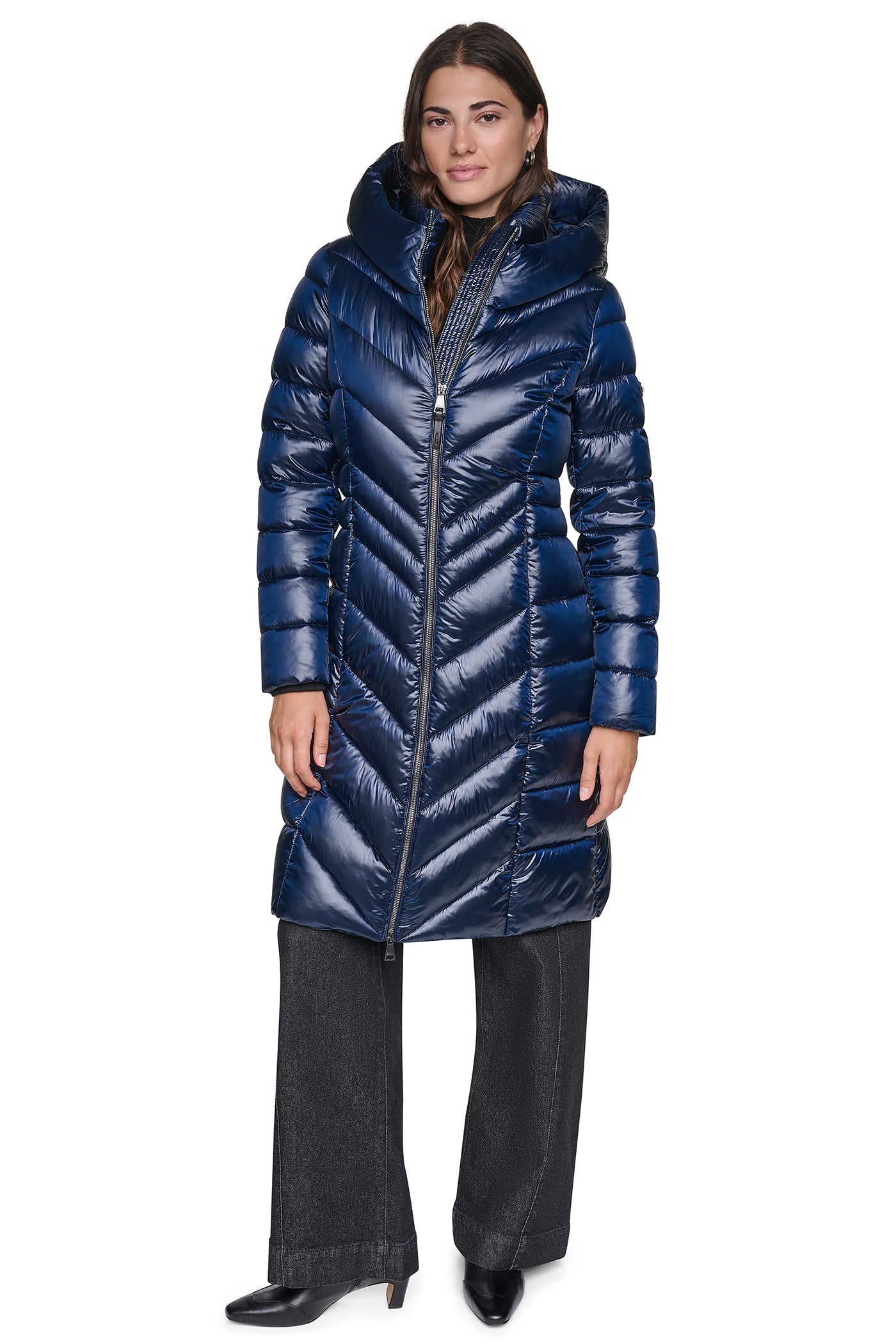 PEARLIZED CHEVRON PUFFER
