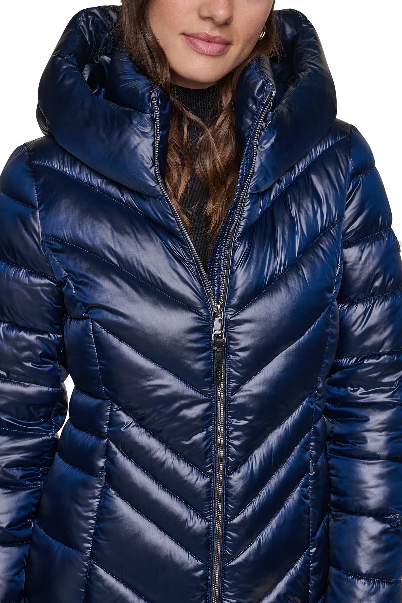 PEARLIZED CHEVRON PUFFER