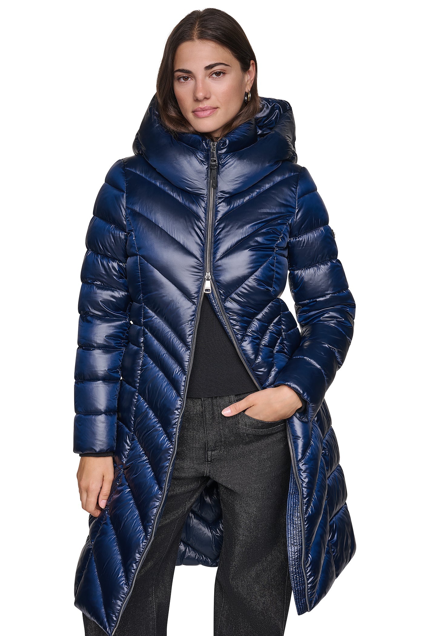 PEARLIZED CHEVRON PUFFER