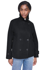 FAUX WOOL PEACOAT