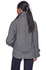 FAUX WOOL PEACOAT