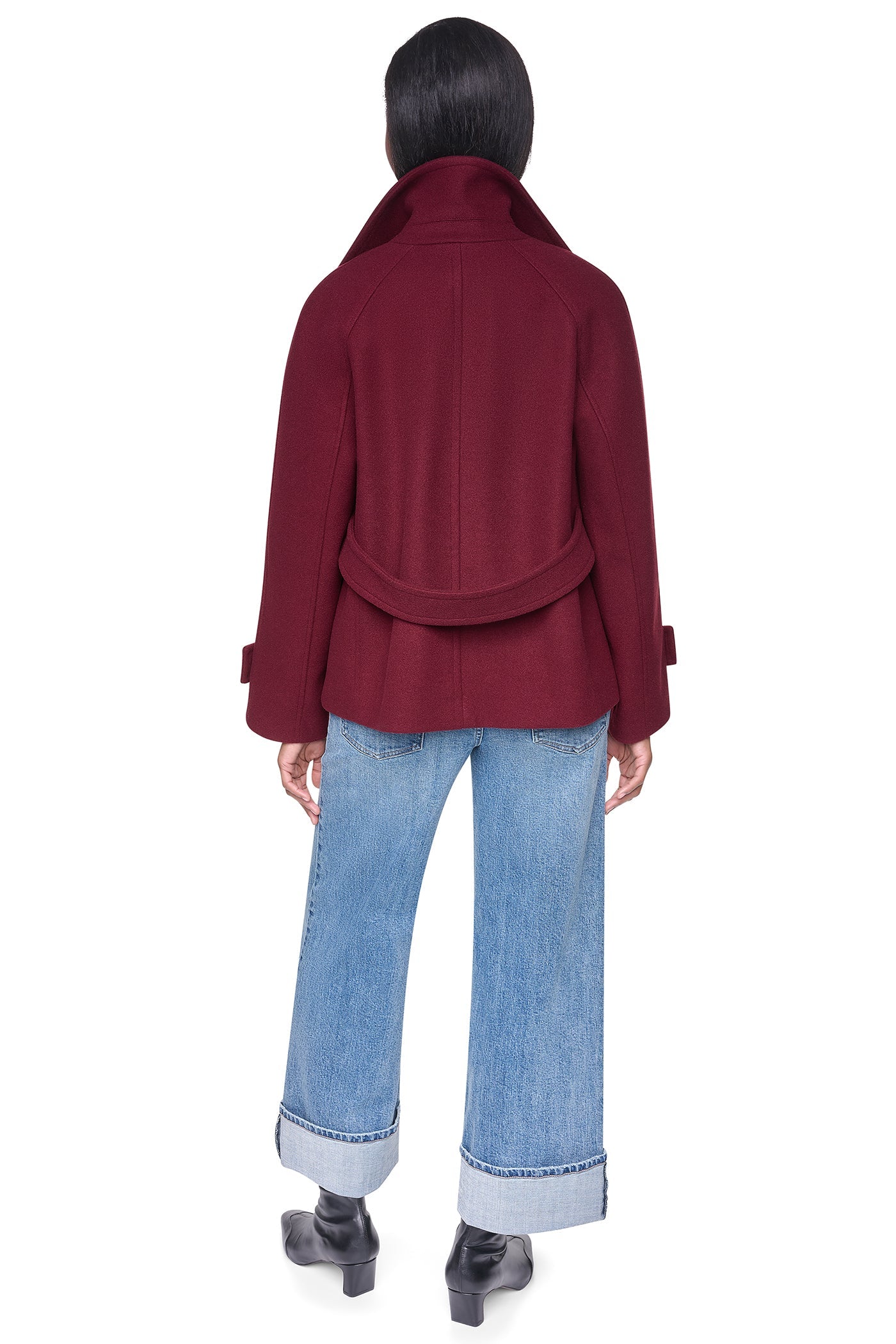 FAUX WOOL PEACOAT