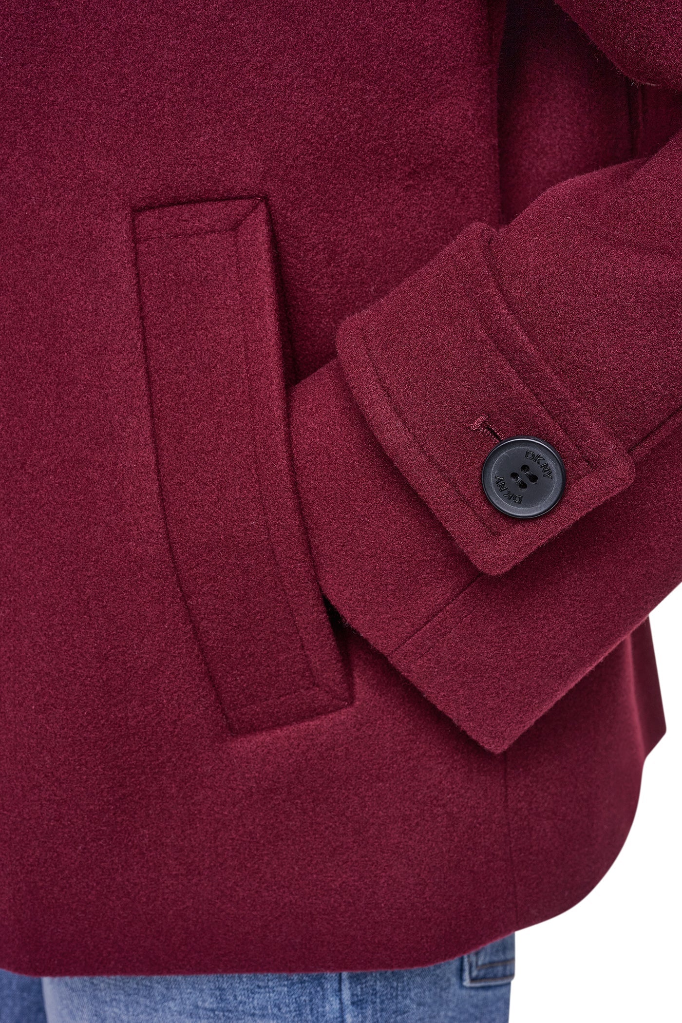 FAUX WOOL PEACOAT