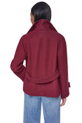 FAUX WOOL PEACOAT