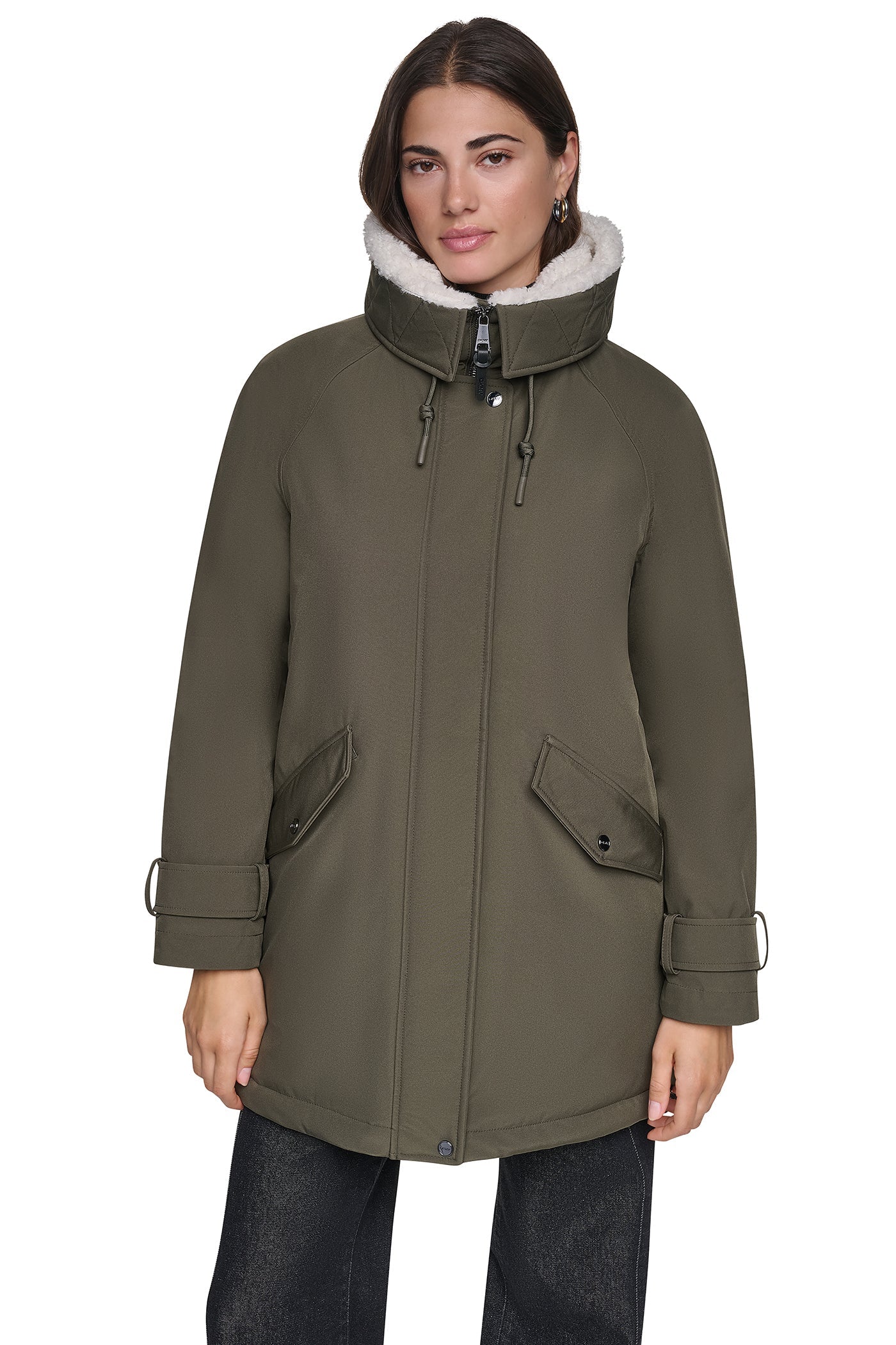 FLEXTECH SOFTSHELL JACKET WITH SHERPA HOOD