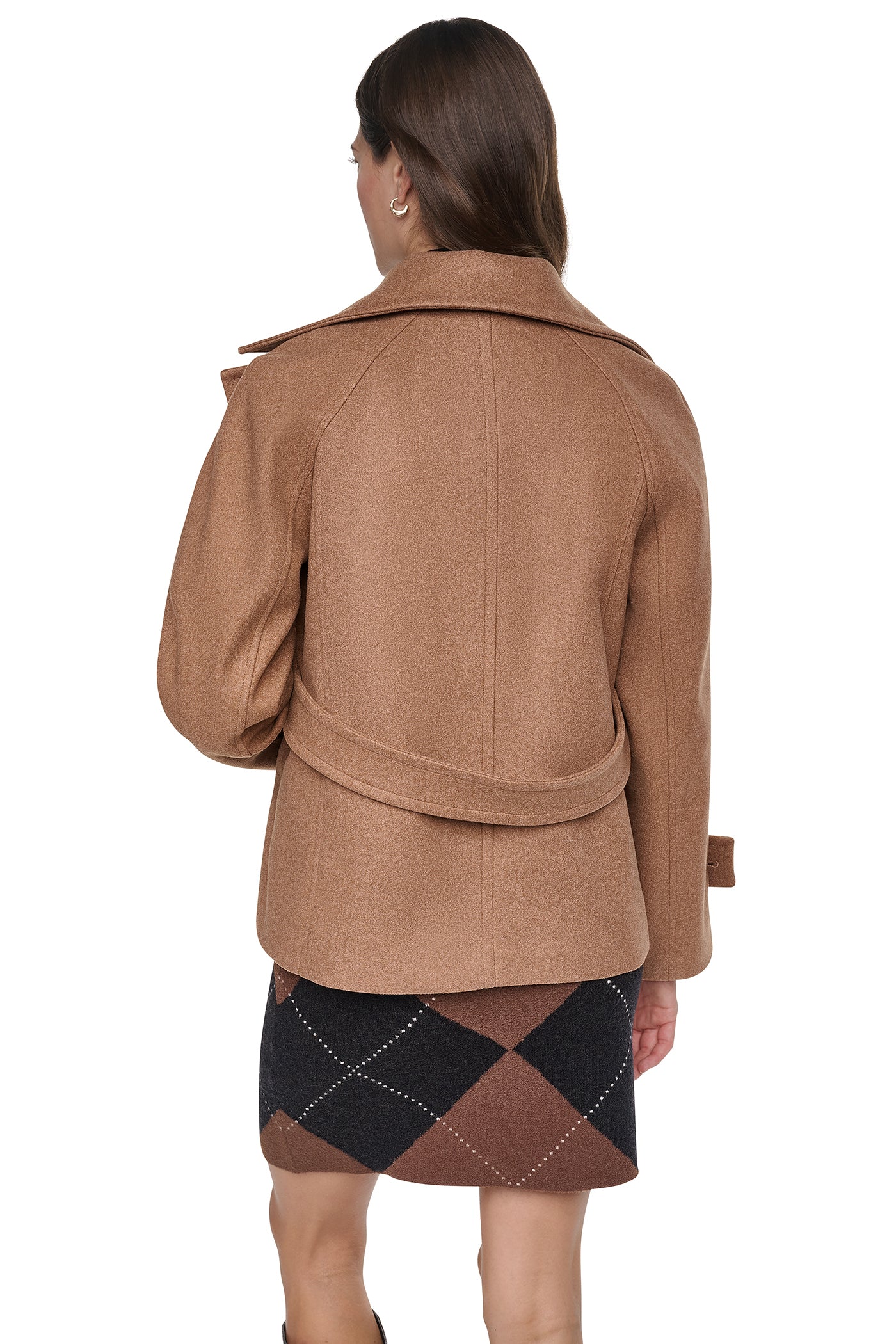 FAUX WOOL PEACOAT