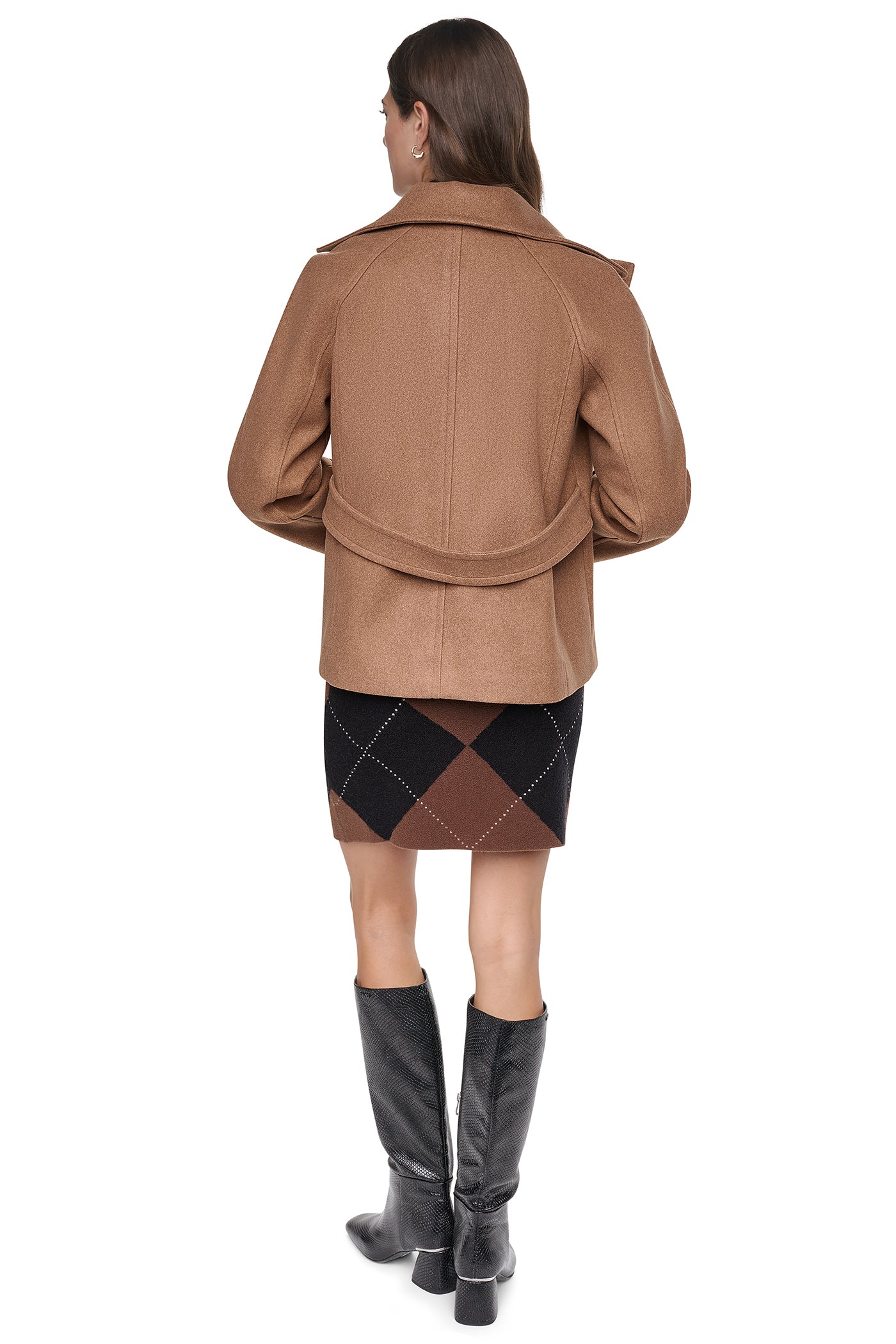 FAUX WOOL PEACOAT