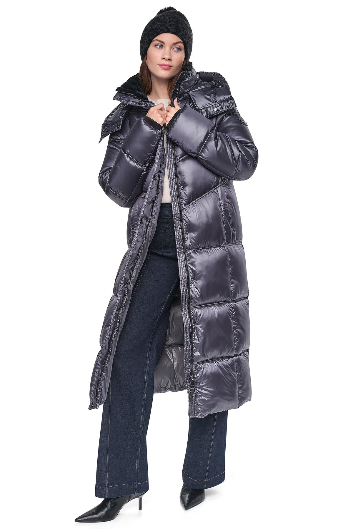 PEARALIZED MAXI PUFFER JACKET