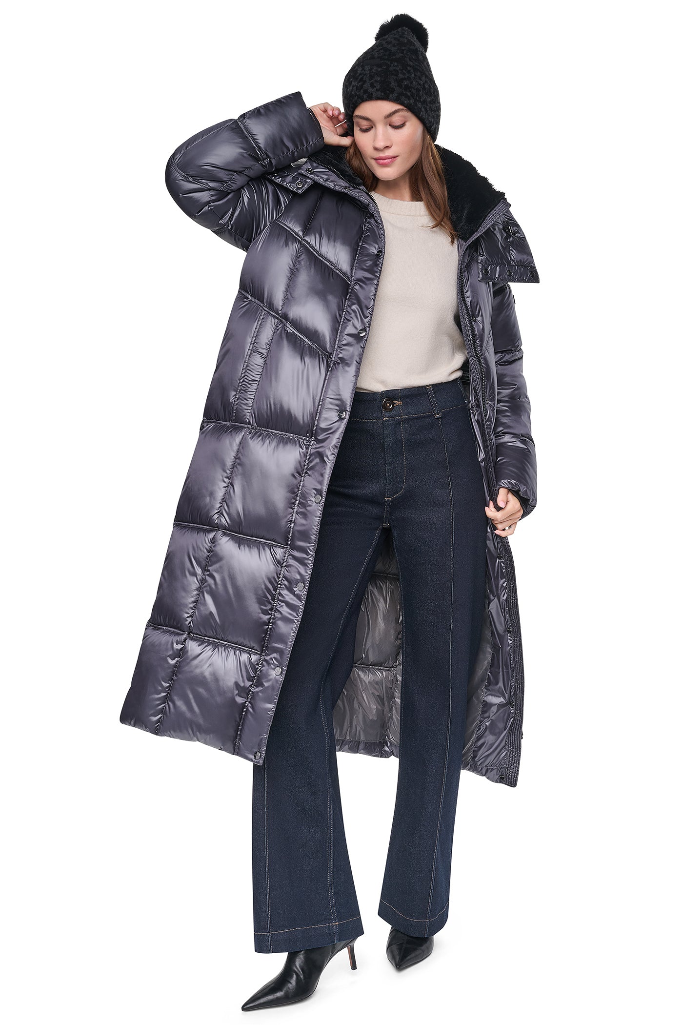 PEARALIZED MAXI PUFFER JACKET