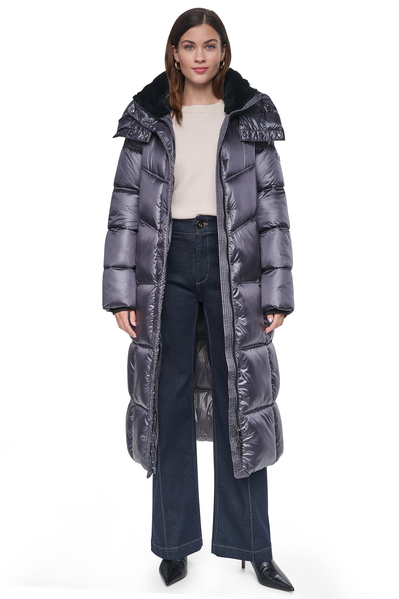 PEARALIZED MAXI PUFFER JACKET