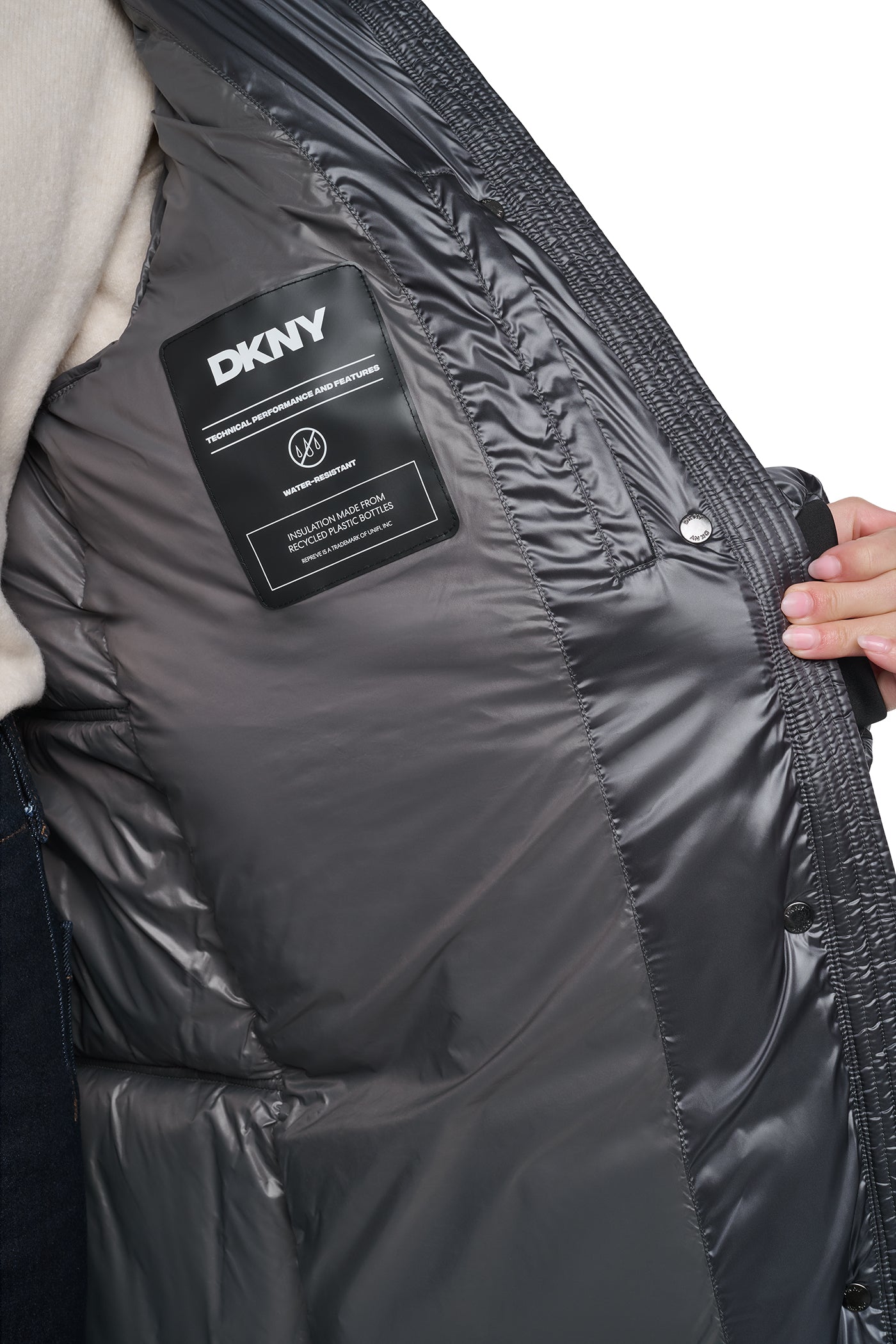 PEARALIZED MAXI PUFFER JACKET