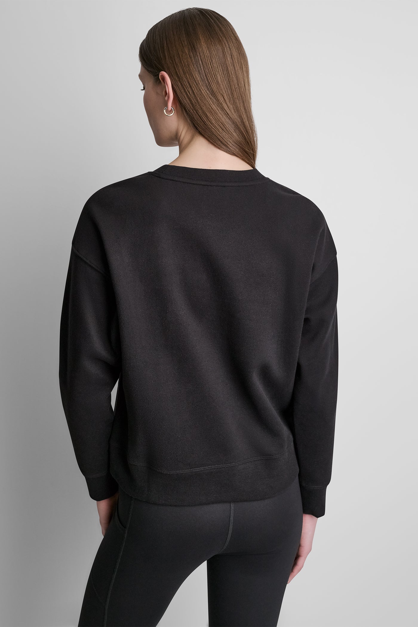 STACKED RHINESTONE LOGO PULLOVER