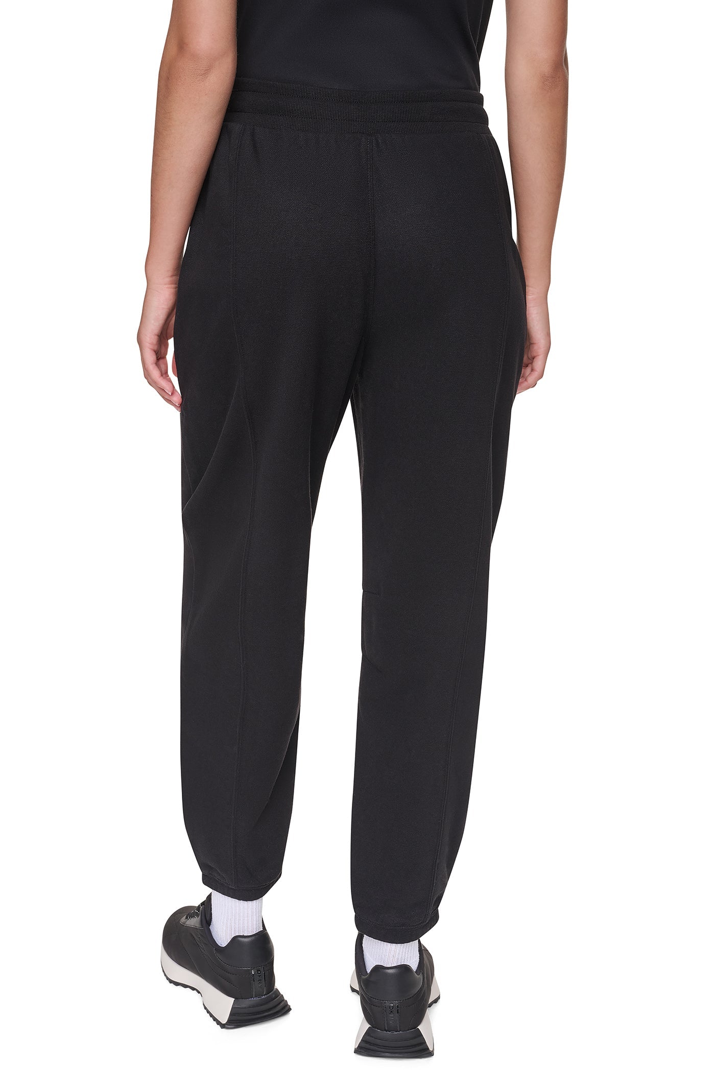 FOIL LOGO HIGH-RISE BARREL LEG JOGGER