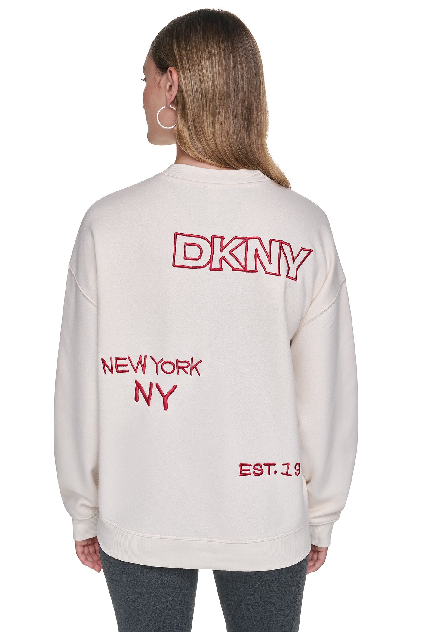 OVERSIZED EMBROIDERED SWEATSHIRT