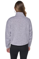 SWEATER FLEECE HALF-ZIP PULLOVER