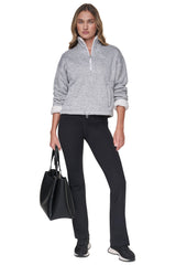 SWEATER FLEECE HALF-ZIP PULLOVER