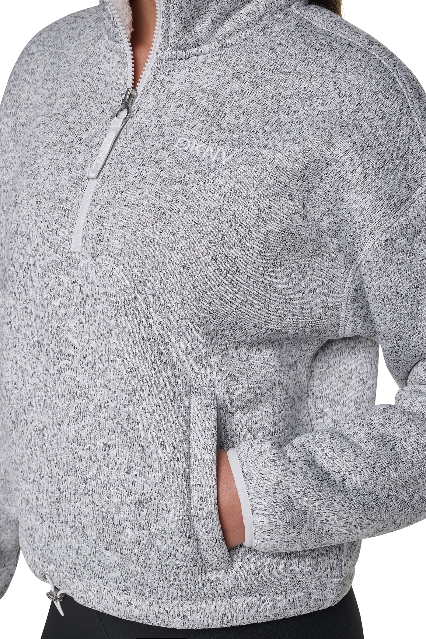 SWEATER FLEECE HALF-ZIP PULLOVER