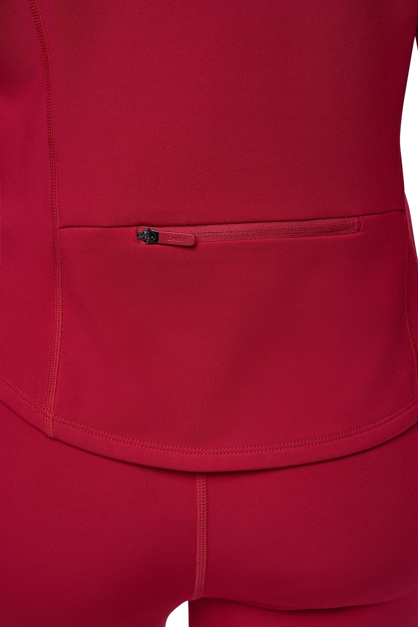 FUNNEL NECK HALF-ZIP PULLOVER