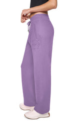 HIGH-RISE LOGO PATCH STRAIGHT LEG PANT