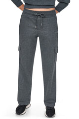 METALLIC BUBBLE LOGO MID-RISE CARGO PANT