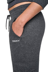 METALLIC BUBBLE LOGO MID-RISE CARGO PANT