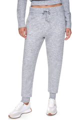 COZY CABLE HIGH-RISE SWEATER JOGGER