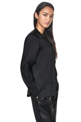 EMBELLISHED NECKTIE BLOUSE