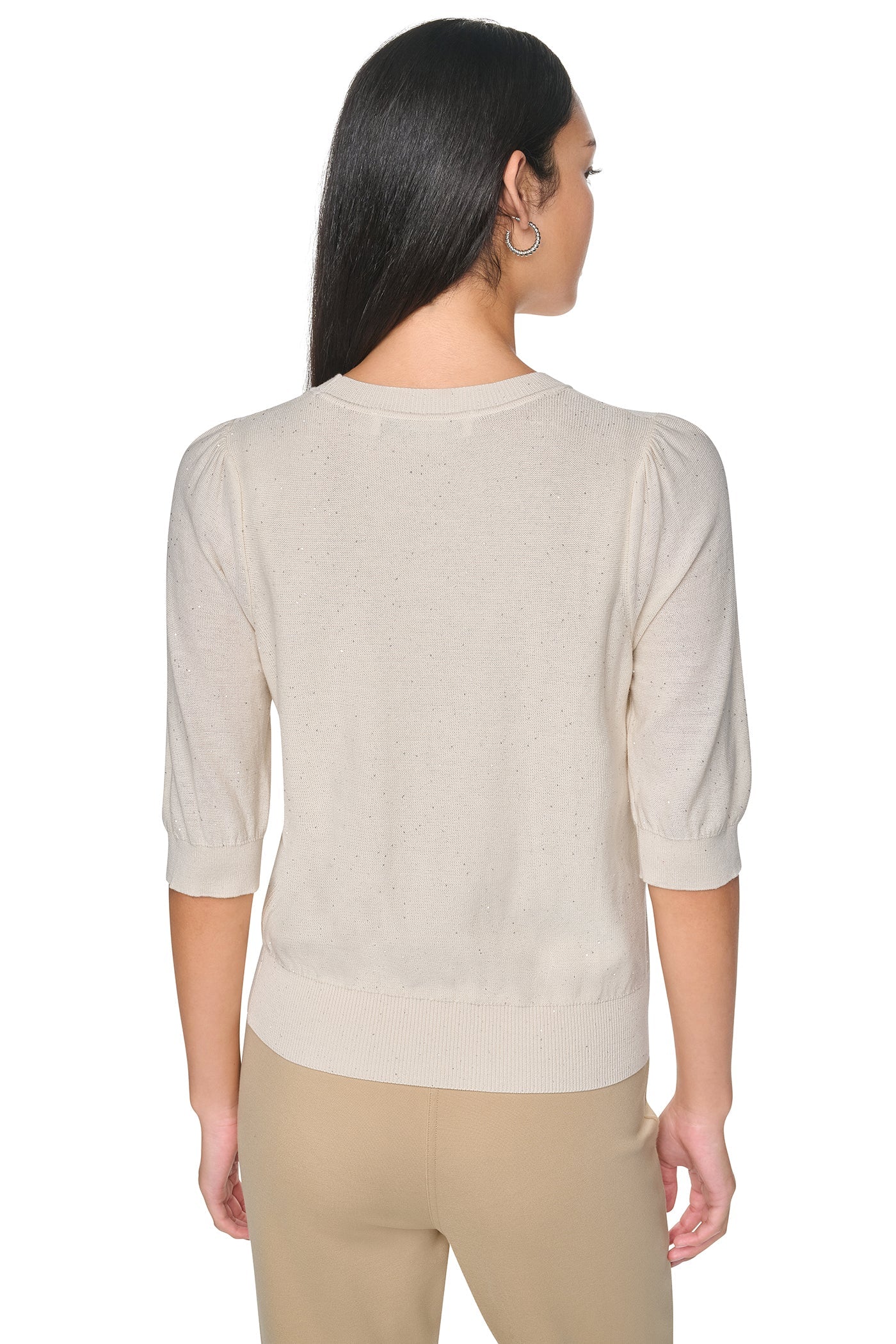 MICRO SEQUIN SWEATER