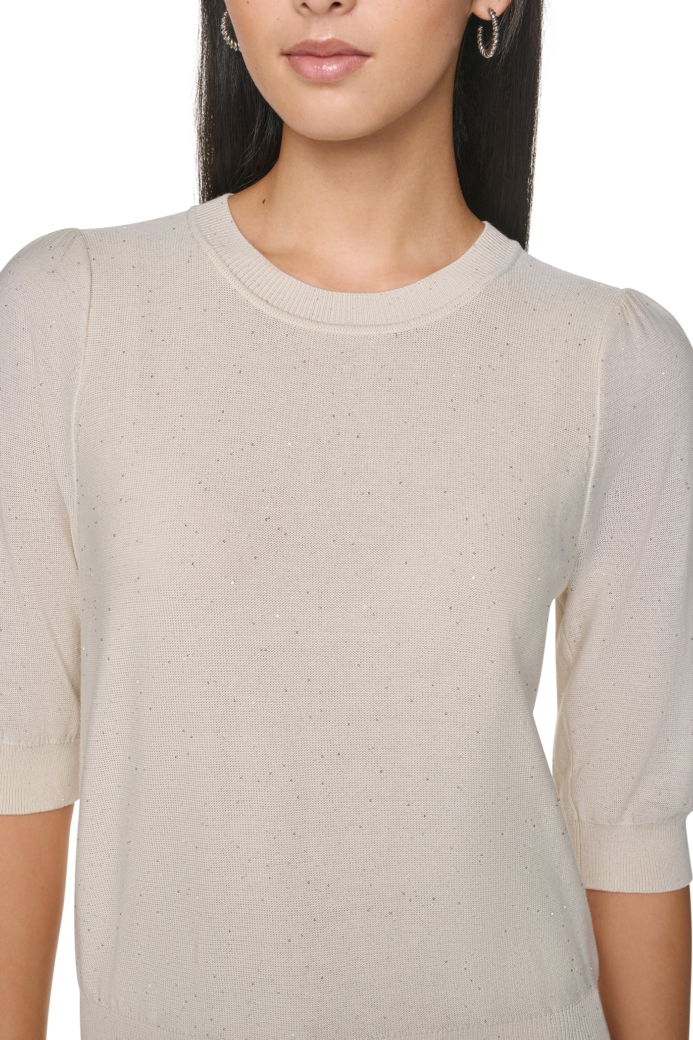 MICRO SEQUIN SWEATER