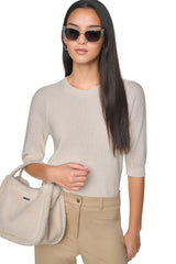 MICRO SEQUIN SWEATER
