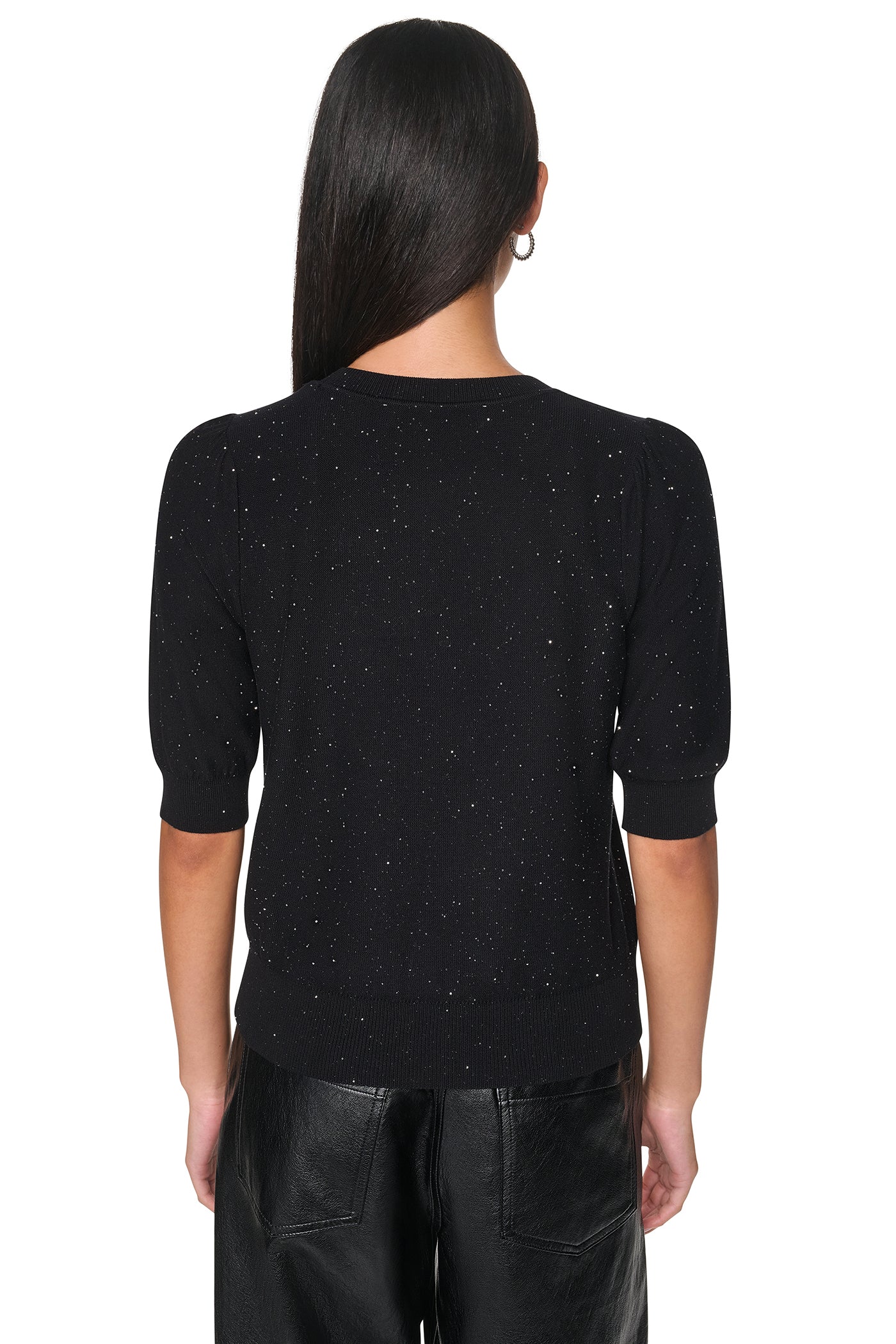 MICRO SEQUIN SWEATER