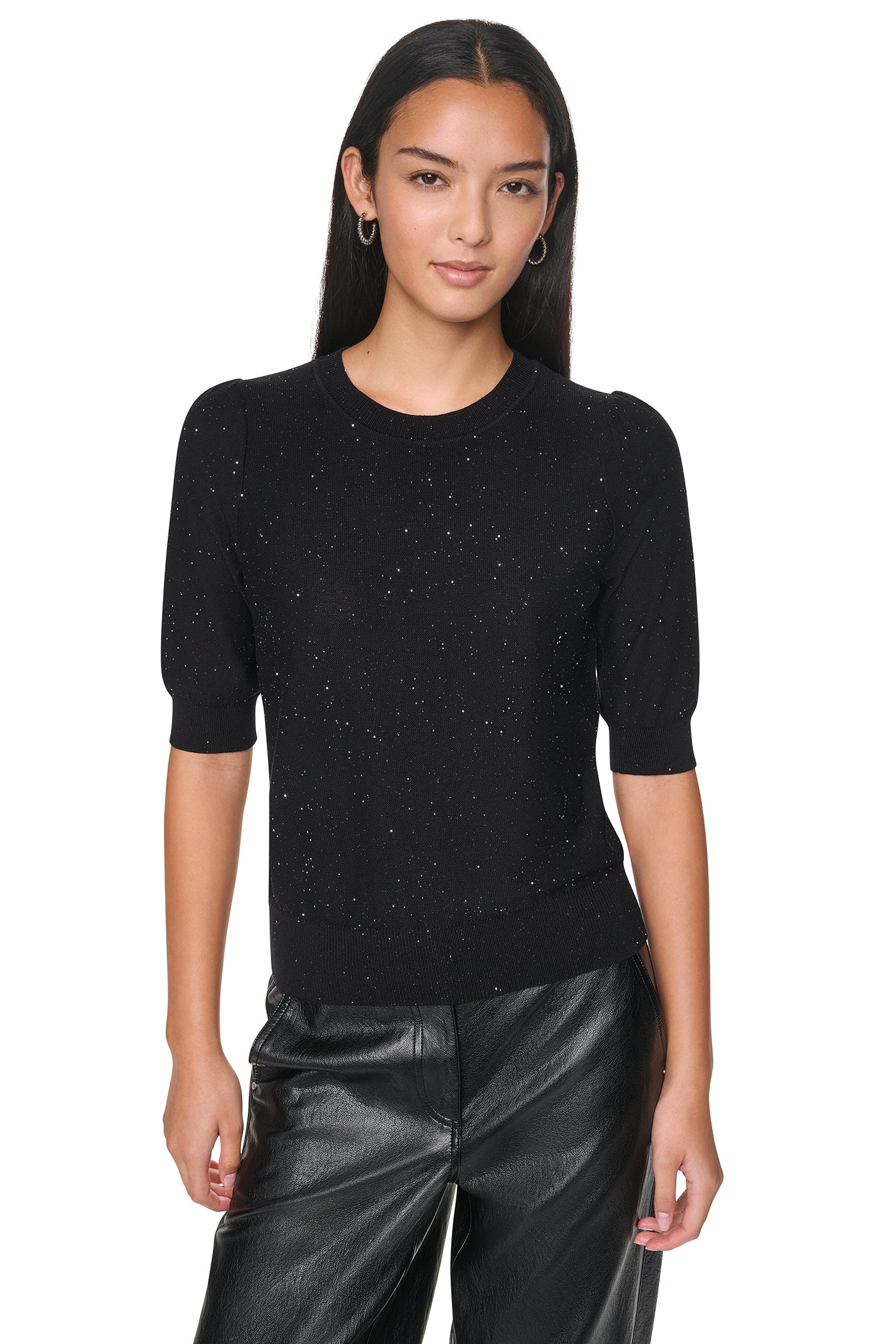 MICRO SEQUIN SWEATER