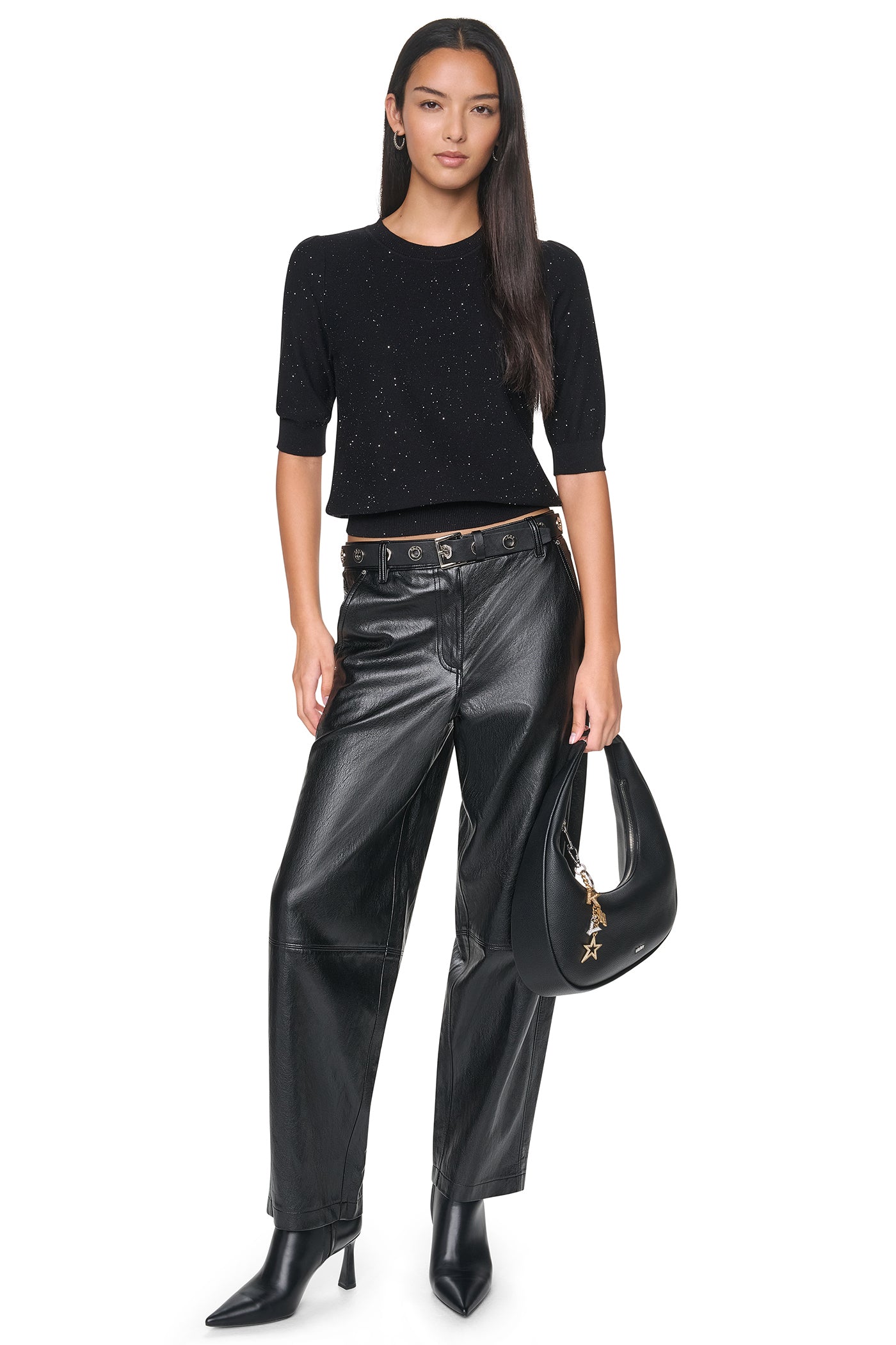 MICRO SEQUIN SWEATER