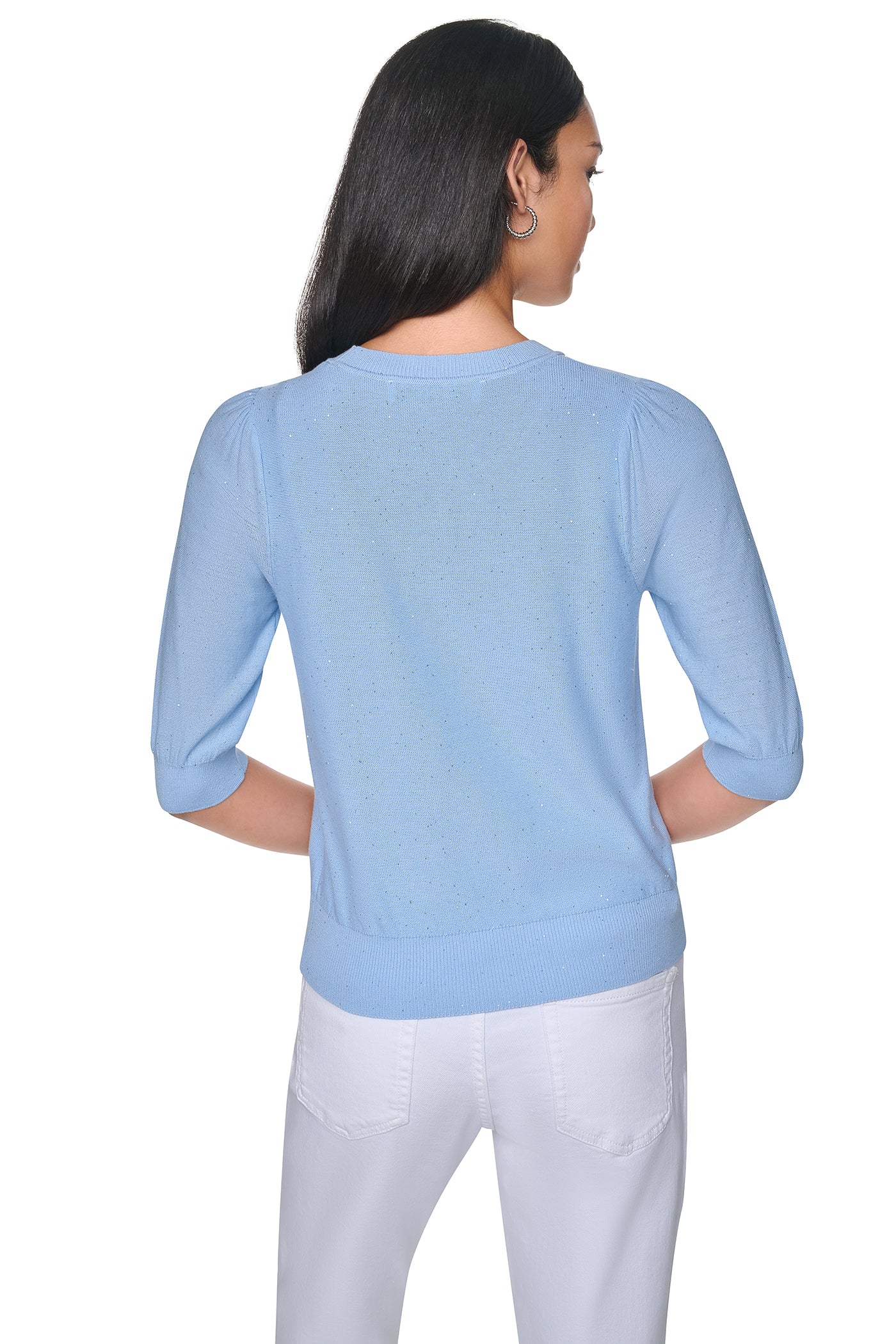 MICRO SEQUIN SWEATER