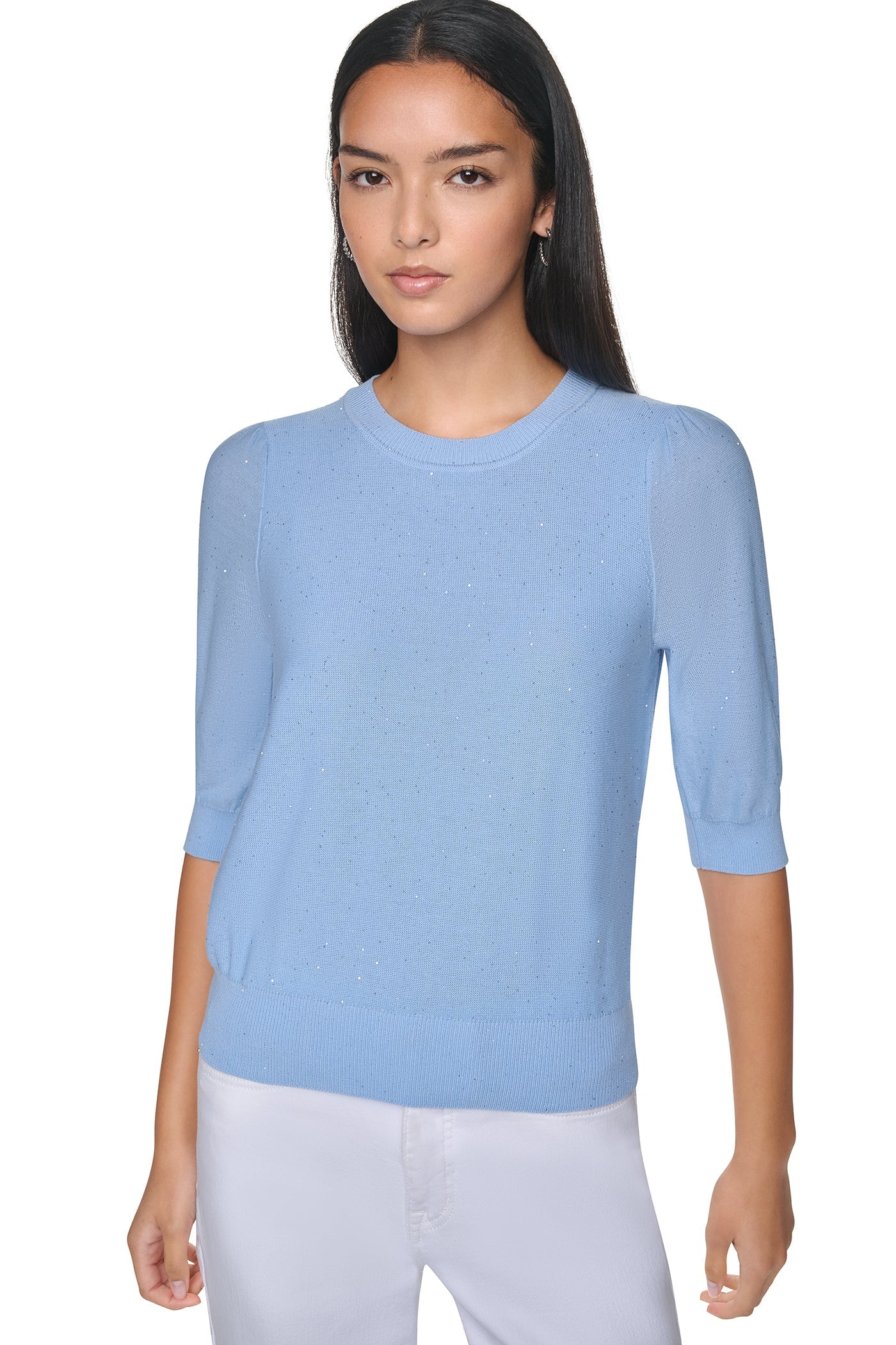 MICRO SEQUIN SWEATER