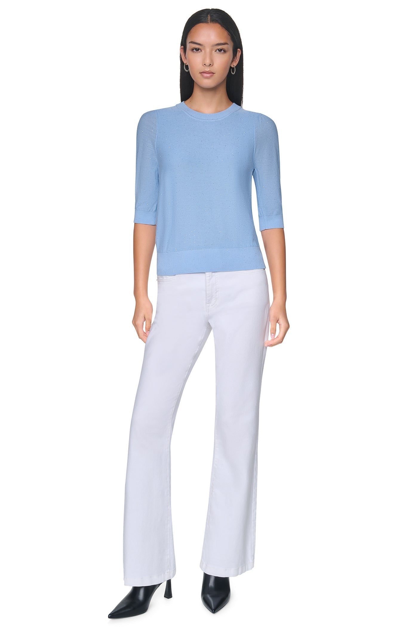 MICRO SEQUIN SWEATER