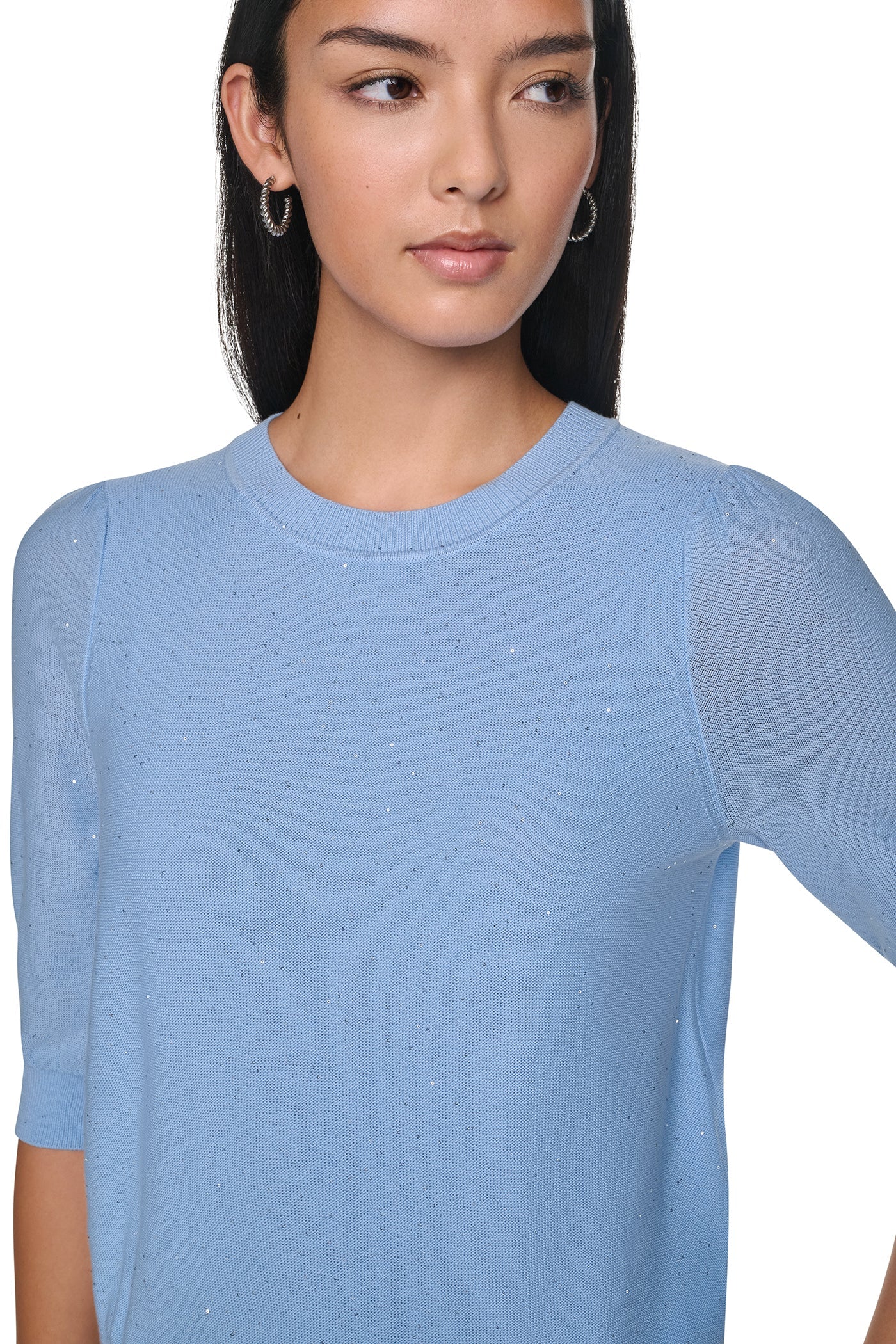MICRO SEQUIN SWEATER