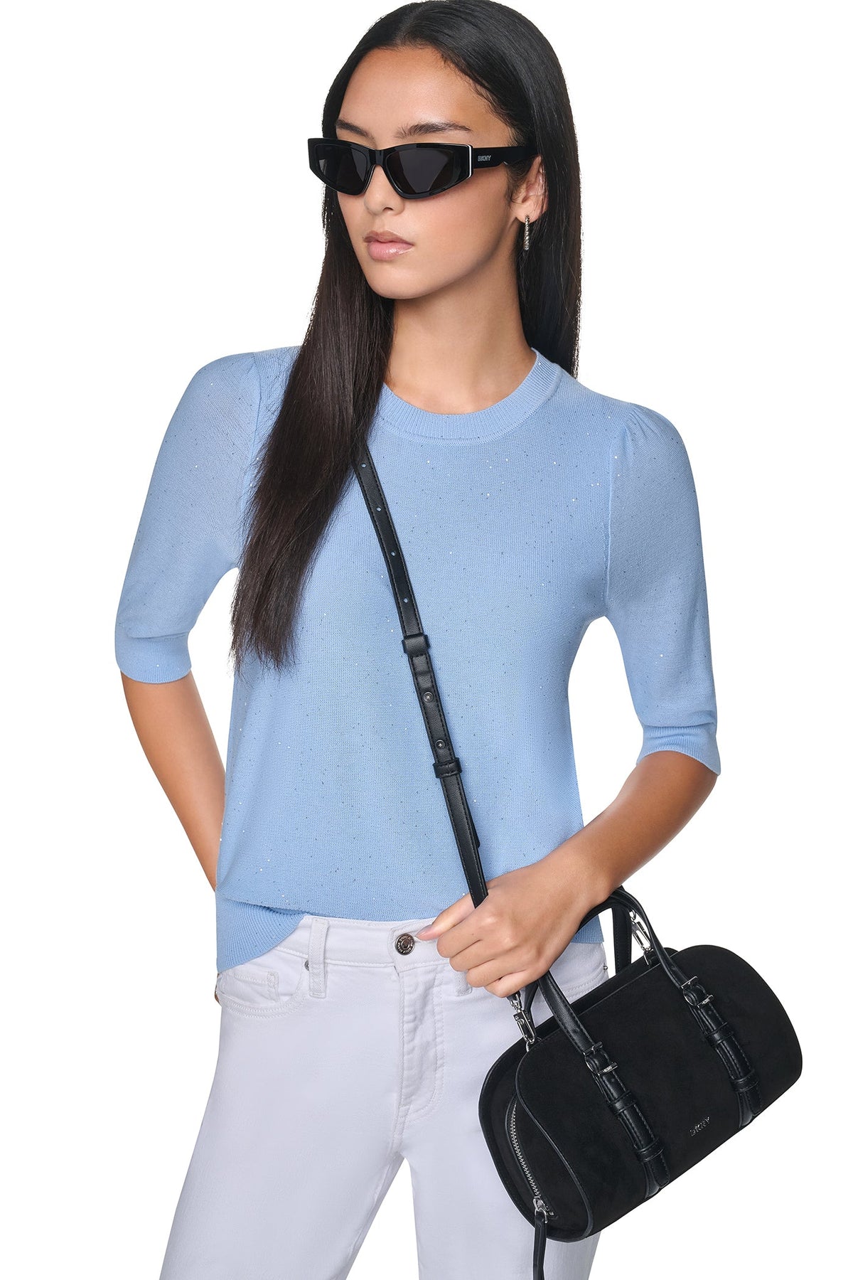 MICRO SEQUIN SWEATER