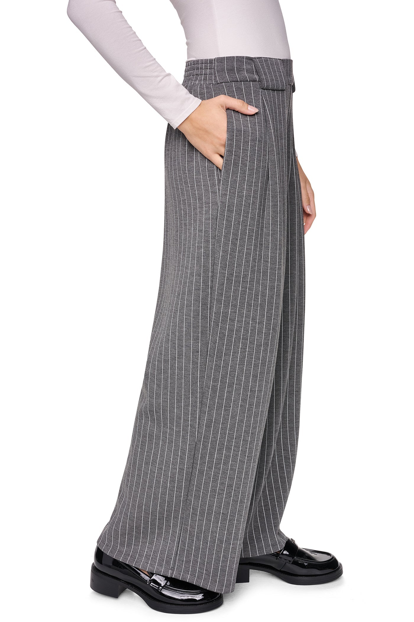 PULL-ON PINSTRIPE PANT