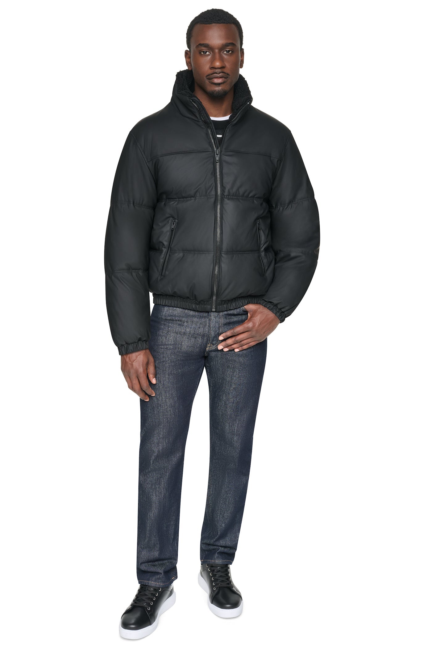 QUILTED BOMBER JACKET